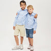 <span class="grassetto"> CAMICIA </span> Regular Celeste Boy